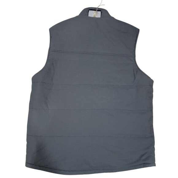 Tommy Bahama Corduroy Vest Mens Medium Puffer Jacket Reversible Full Zip Rare - Picture 11 of 15